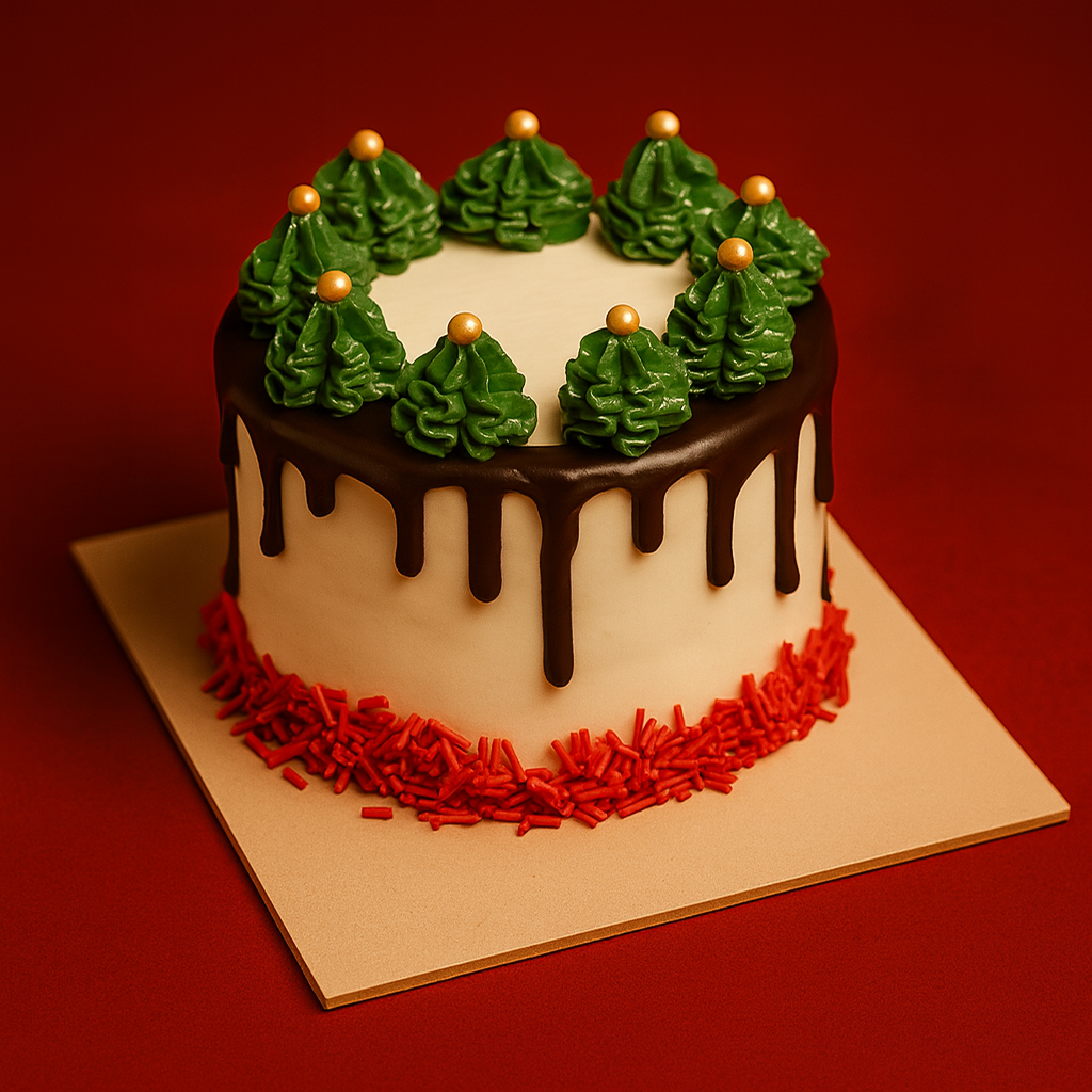 Christmas Strawberry Bento Cake- Eggfree