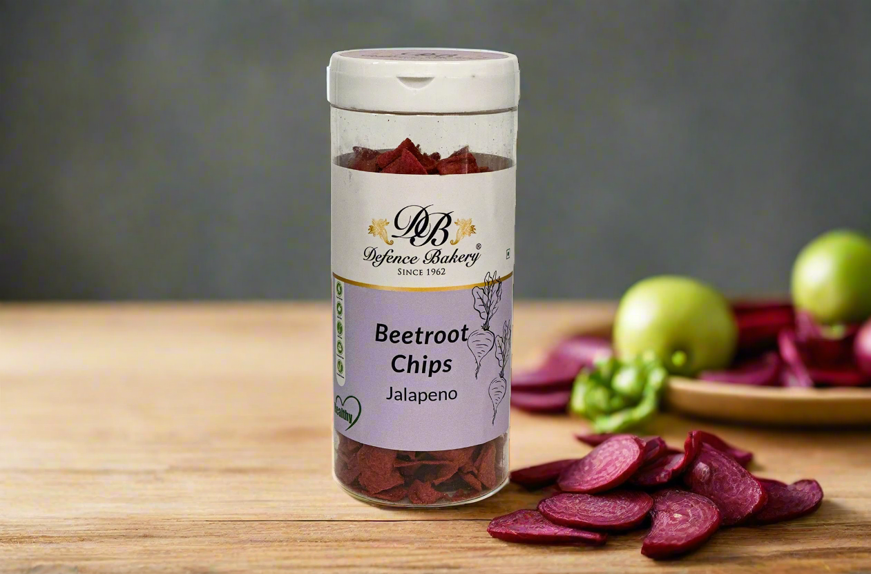 Beetroot Chips- Jalapeno | Healthy, Spicy Snack | Trans Fat-Free, GMO-Free, Gluten-Free