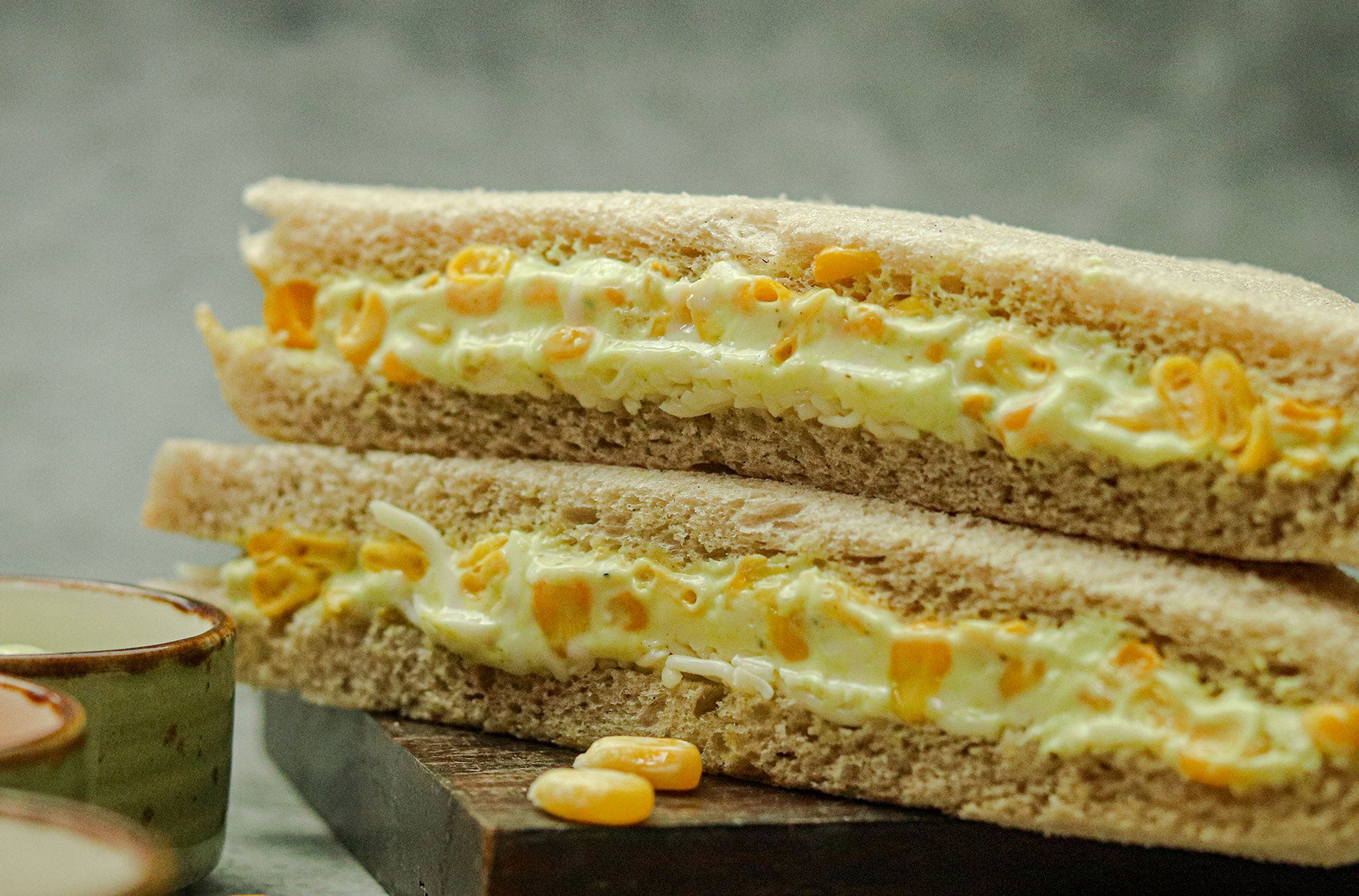 Cheese Corn Sandwich (Pack Of 2) – Defence Bakery