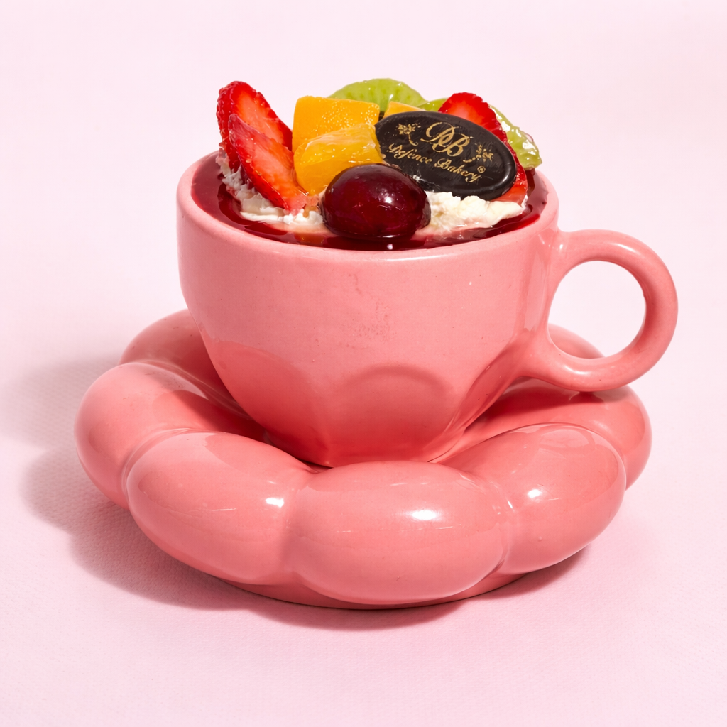 Cup & Saucer Cake- Fruit Trifle