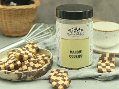 Marble Cookies Jar