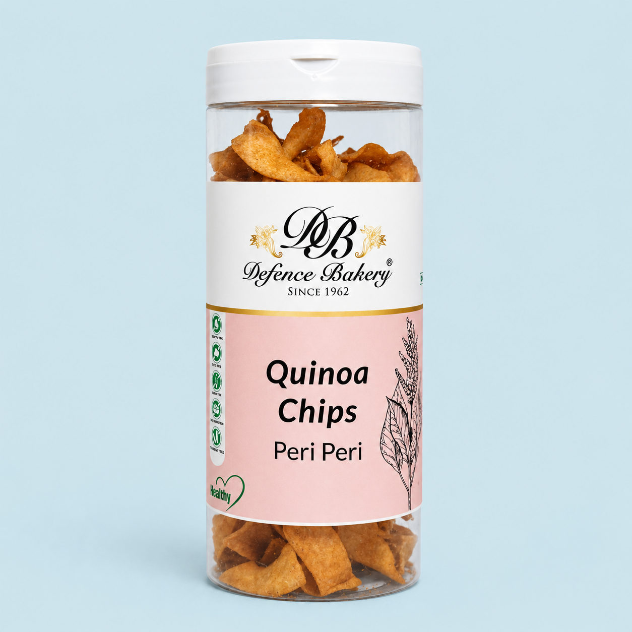Quinoa Chips Peri Peri| Trans Fat-Free, GMO-Free, Gluten-Free, No Palm Oil