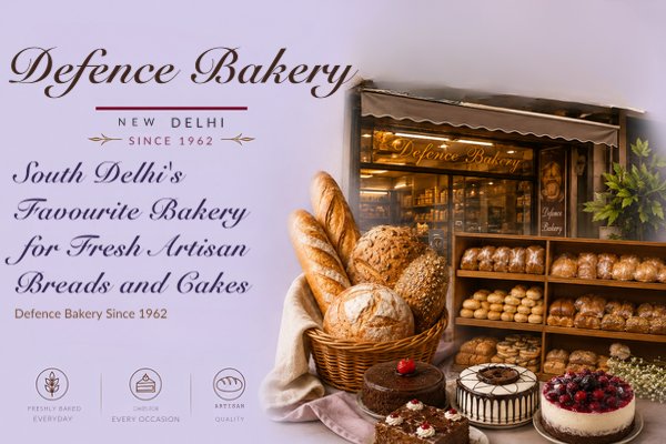 South Delhi’s Favorite Bakery for Fresh Artisan Breads and Cakes - Defence Bakery