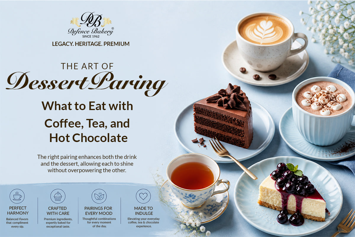The Art of Dessert Pairing: What to Eat With Coffee, Tea, and Hot Chocolate - Defence Bakery