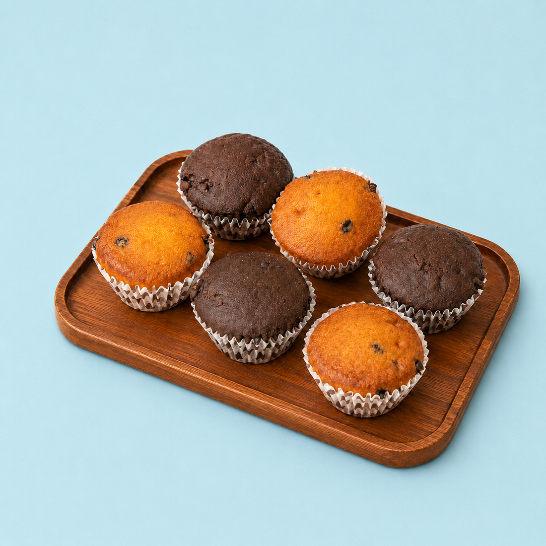 Assorted Muffin Egg-Free 6Pc