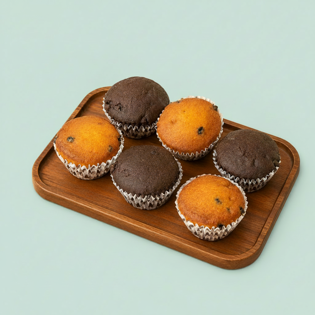 Assorted Muffin Egg-Free 6Pc