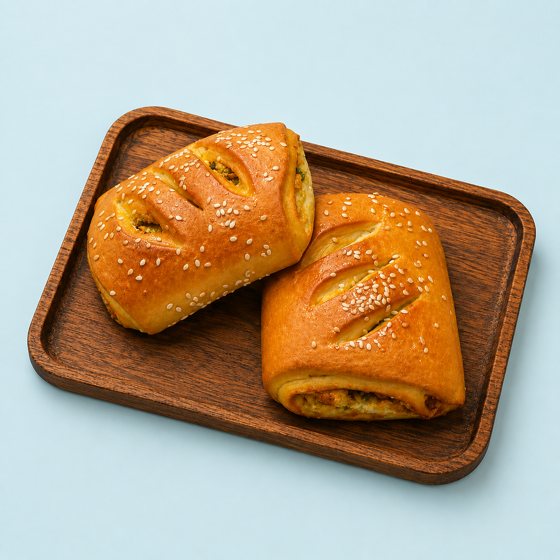 Baked Paneer Roll