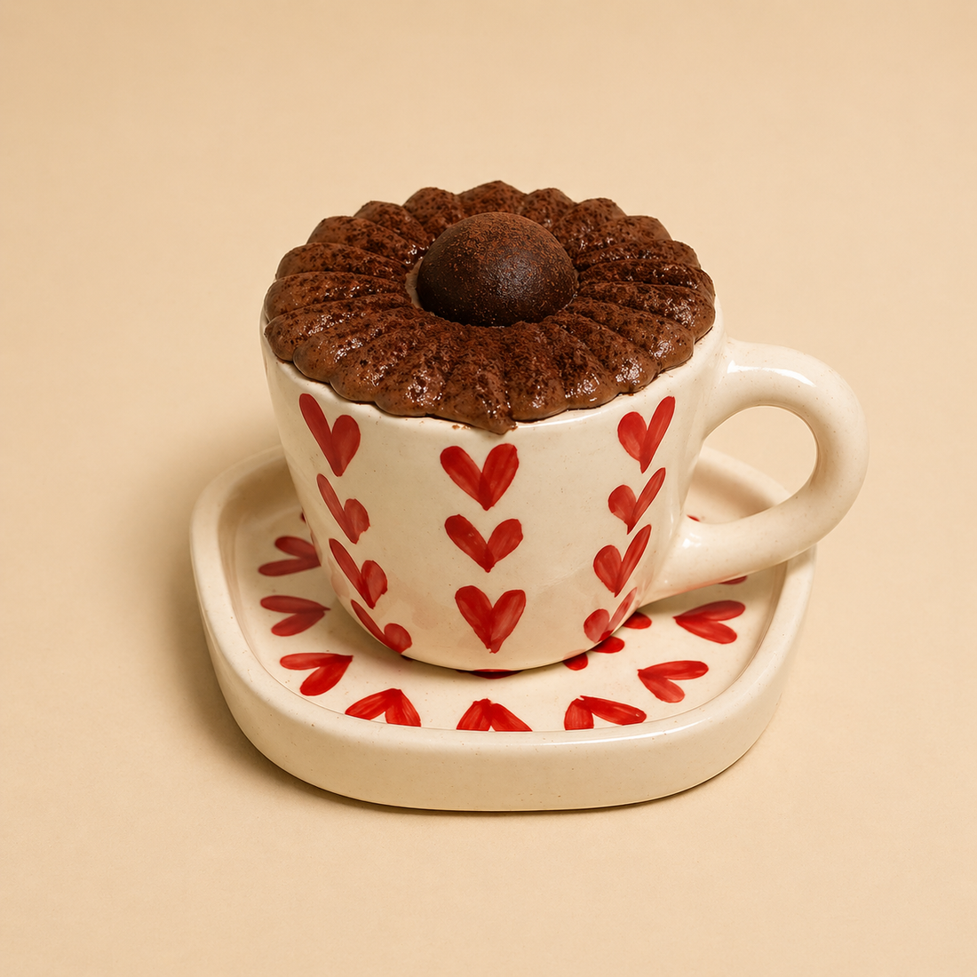 Chocolate Cup &amp; Saucer Dessert