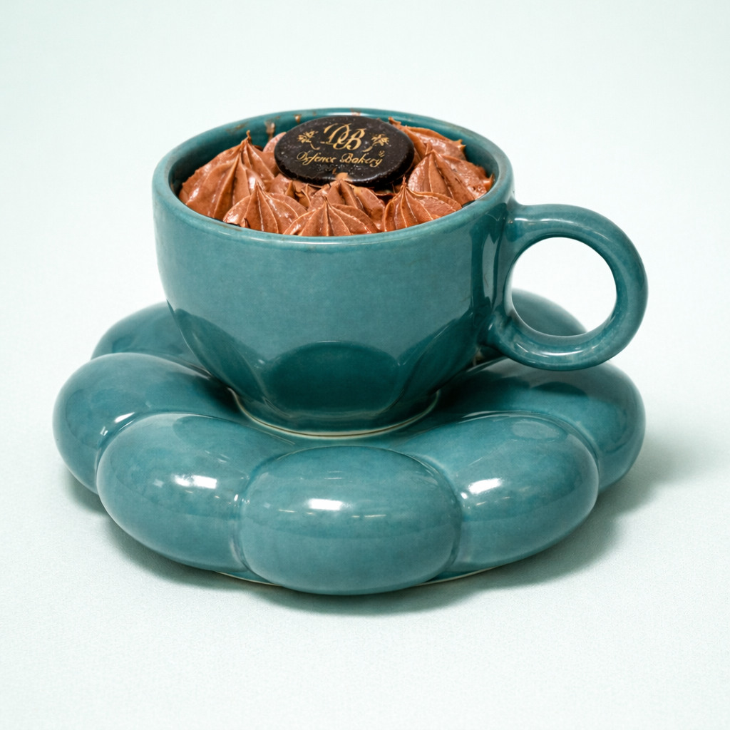 Cup &amp; Saucer Cake- Chocolate Mousse