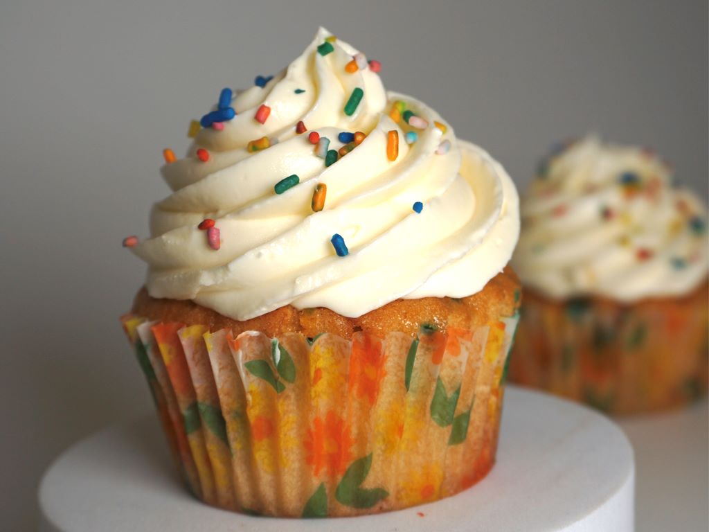 Confetti Buttercream Cupcake