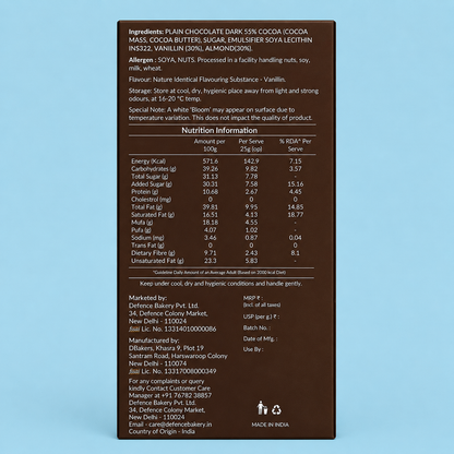 Dark Chocolate Almond 55%