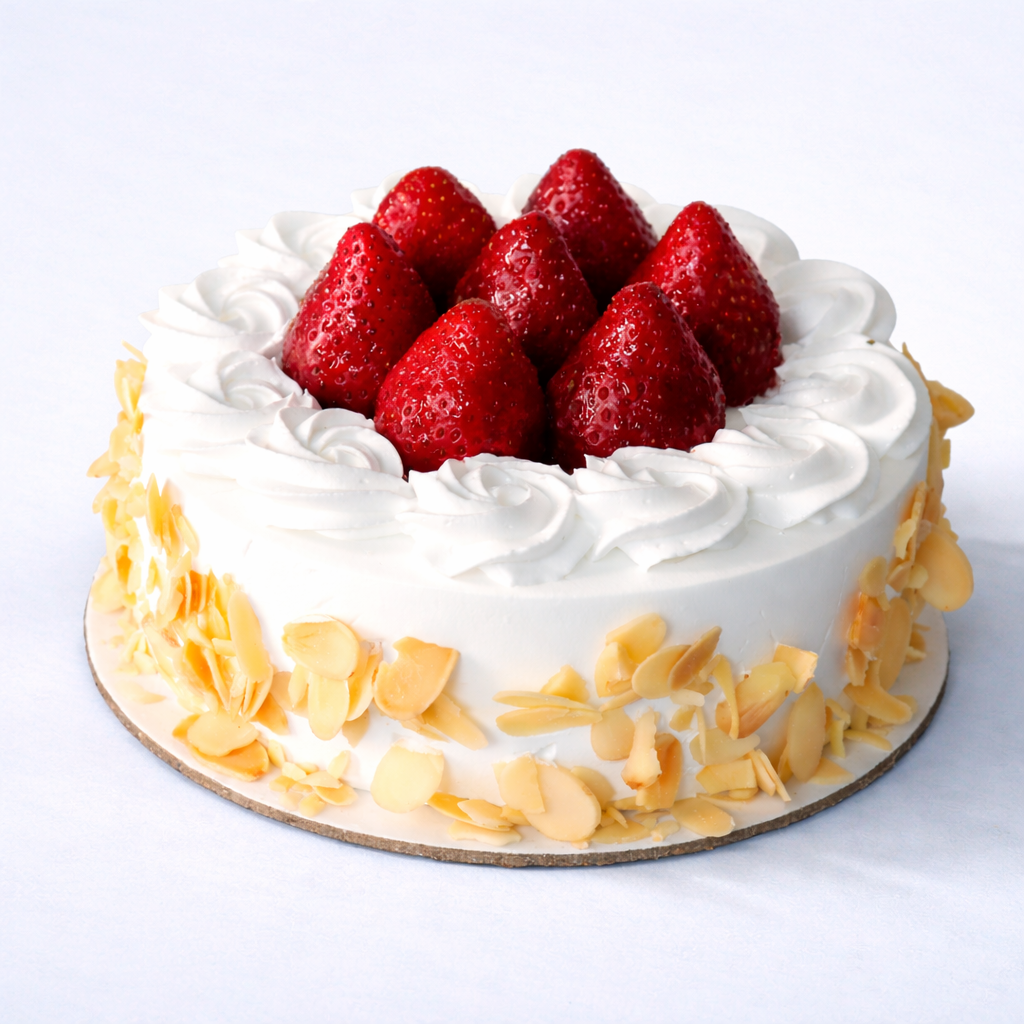 Fresh Strawberry Cake- Eggfree