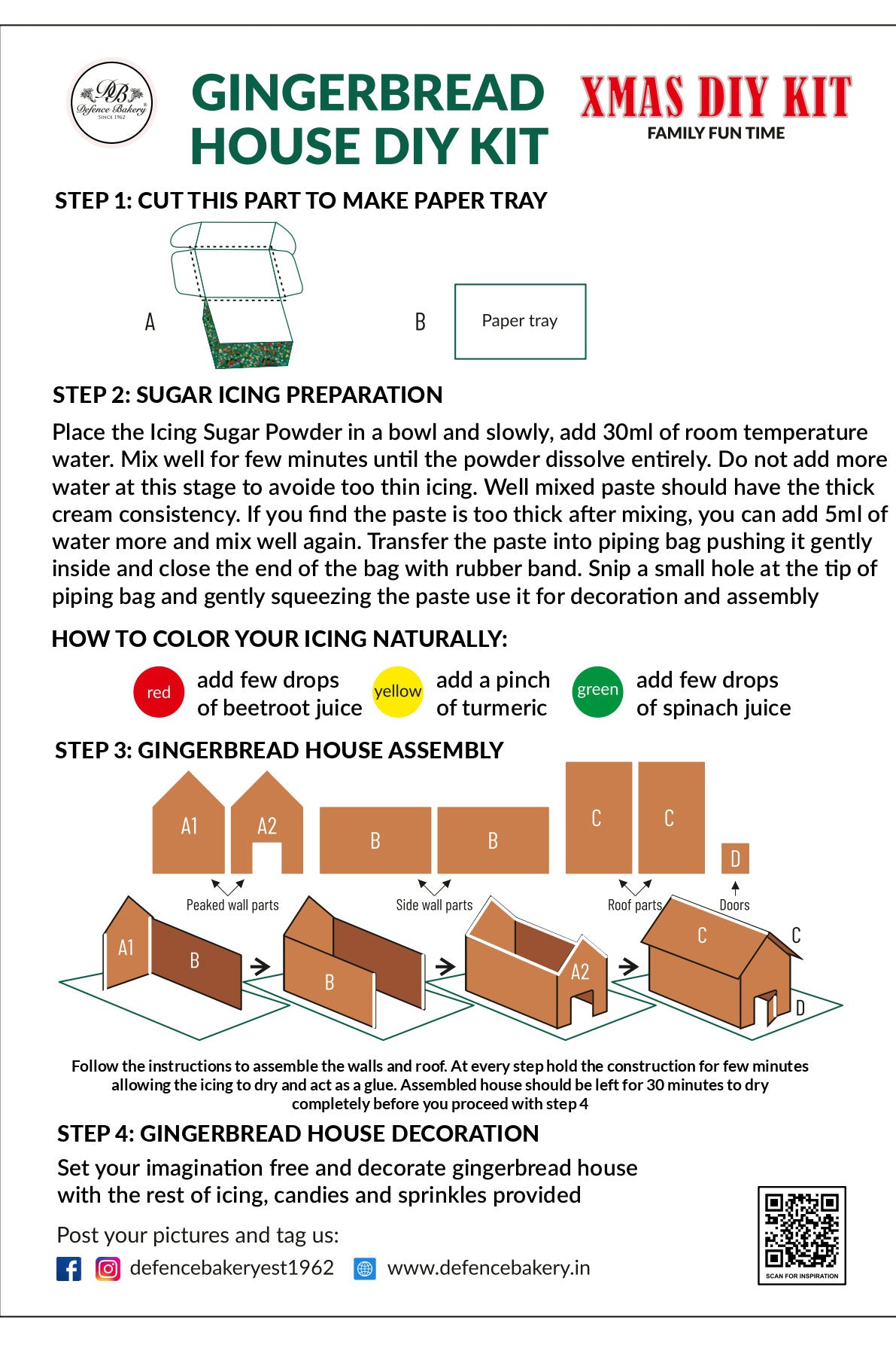Gingerbread House DIY Kit