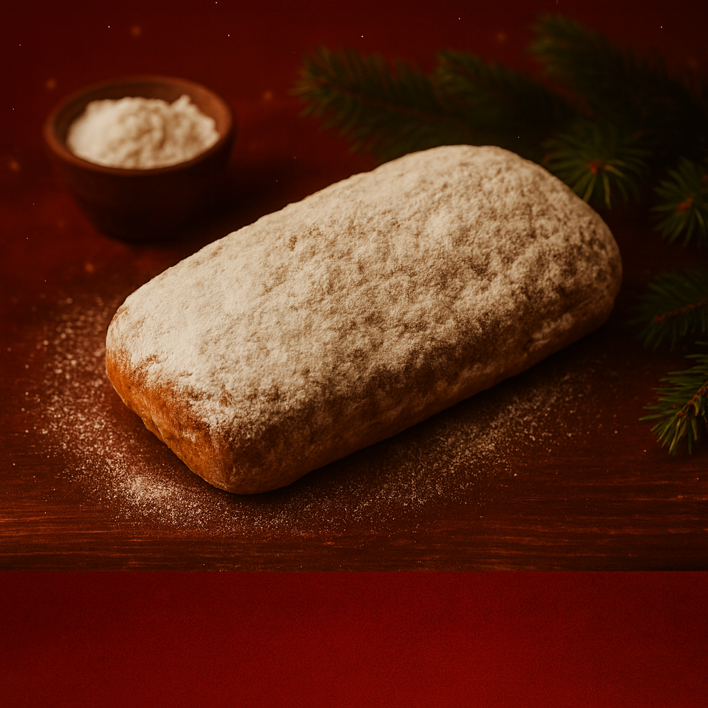 Traditional German Stollen Bread