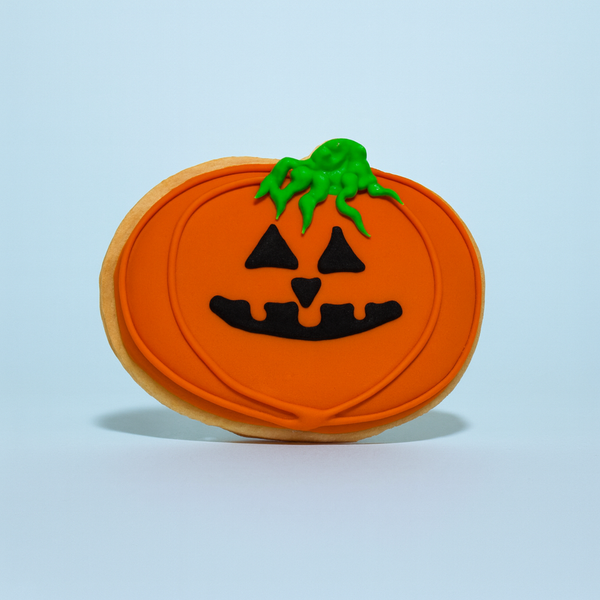 Halloween Special Jack-O-Lantern Cookie