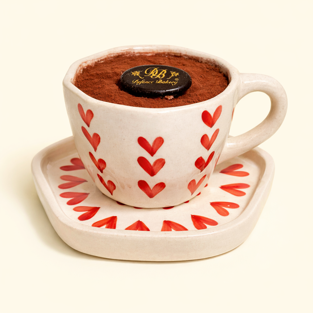 Cup &amp; Saucer Cake- Italian Tiramisu