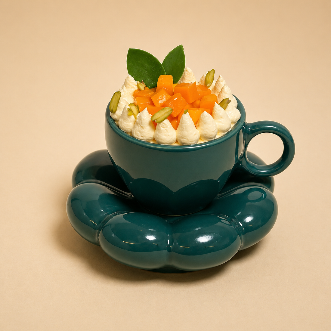 Mango Cup &amp; Saucer Dessert