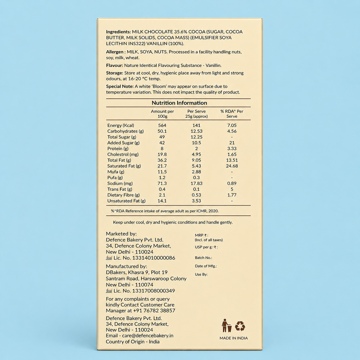 Milk Chocolate 35%