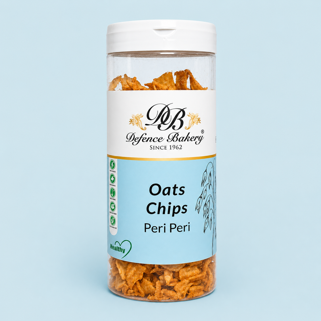 Oats Chips Peri Peri| Trans Fat-Free, GMO-Free, Gluten-Free, No Palm Oil