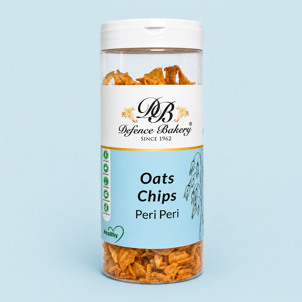 Oats Chips Peri Peri| Trans Fat-Free, GMO-Free, Gluten-Free, No Palm Oil