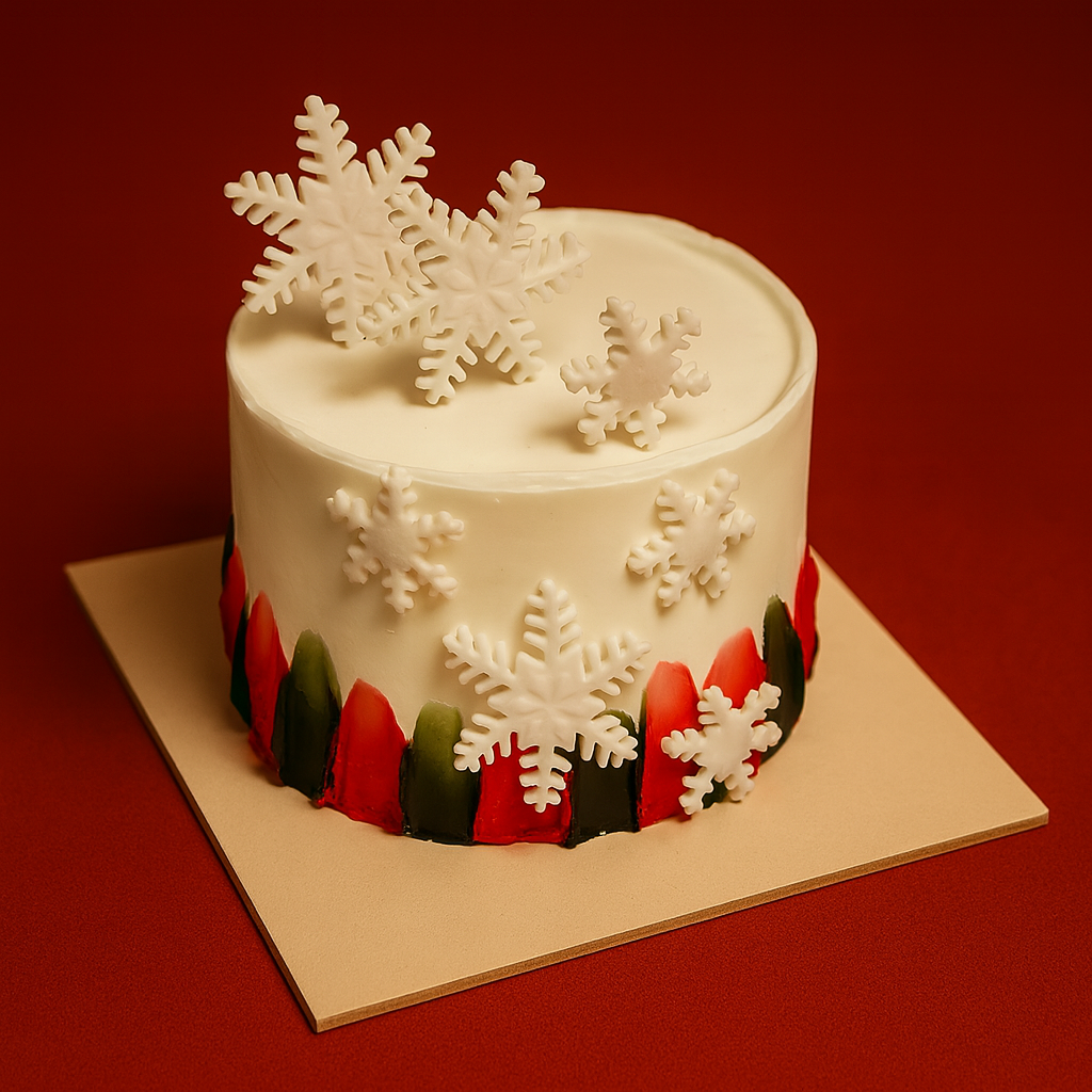 Christmas Pineapple Bento Cake- Eggfree