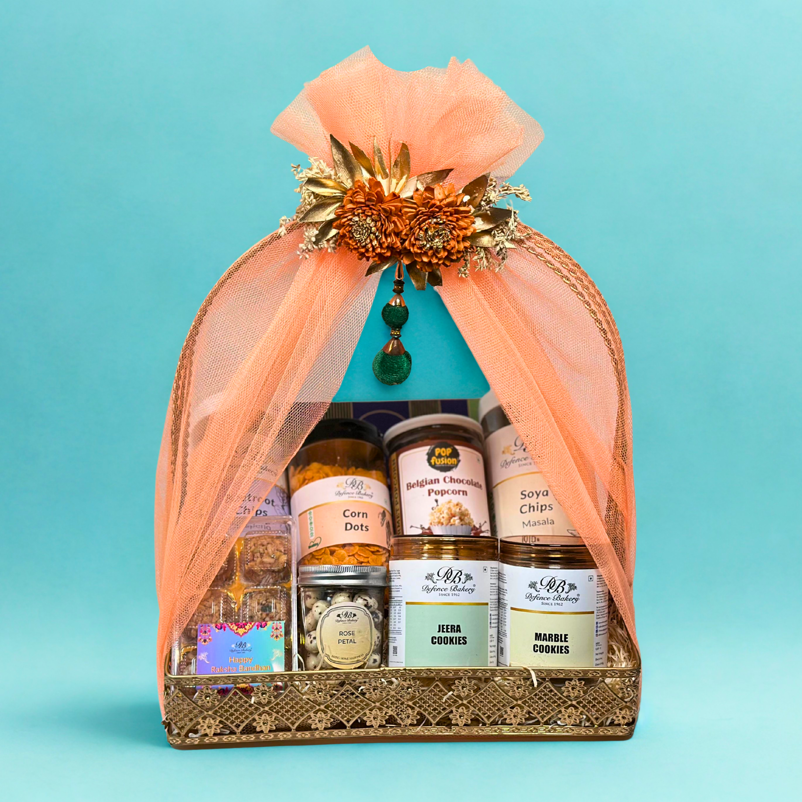 The Royal Rakhi Basket- Eggfree