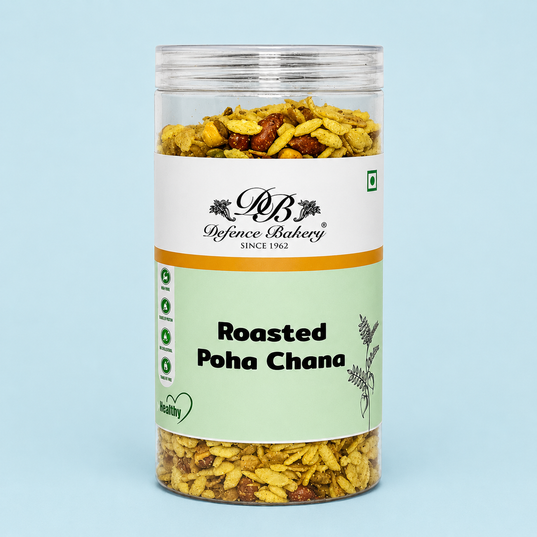 Roasted Poha Chana | High Protein Roasted Snack | Cholesterol Free &amp; Trans Fat Free