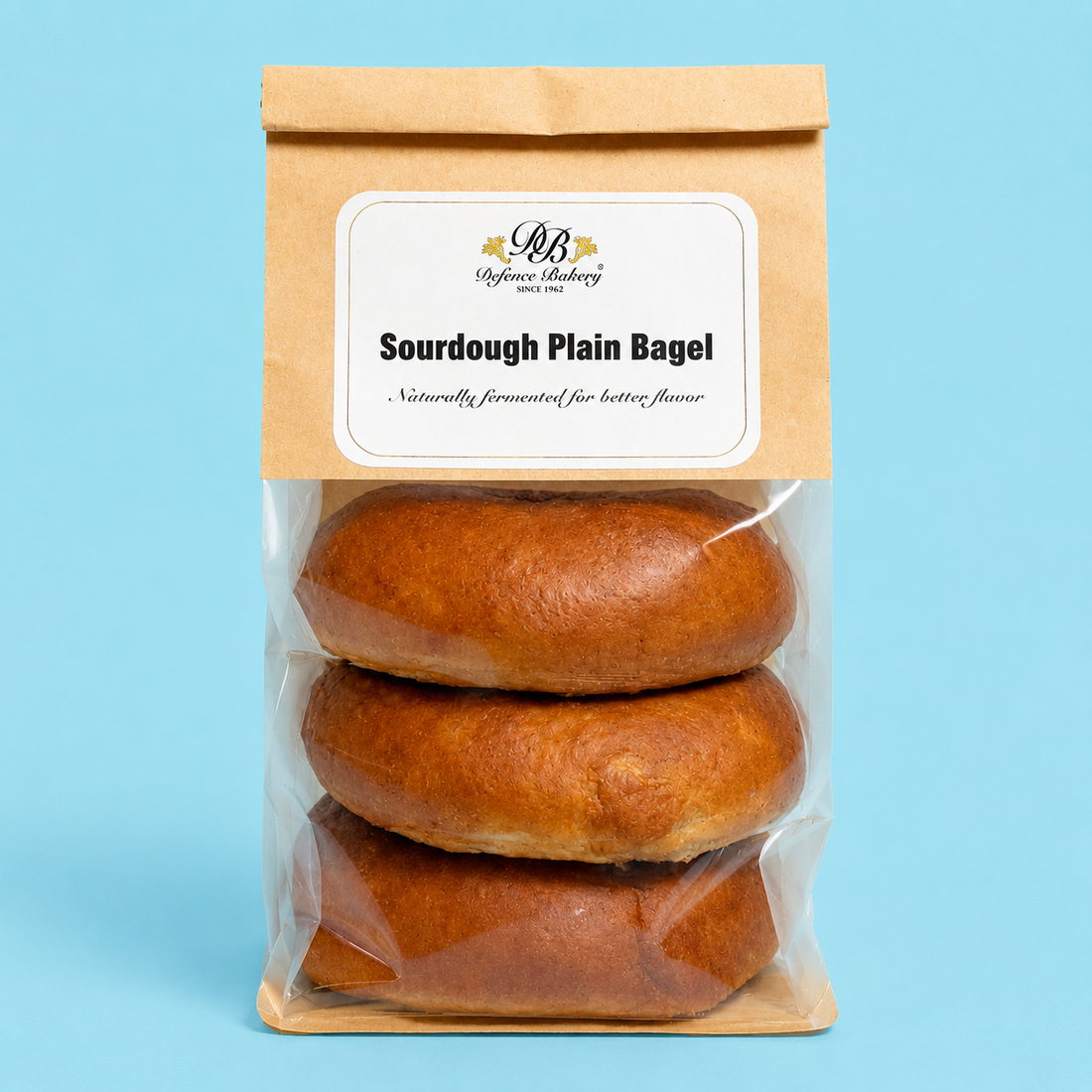 Sourdough Plain Bagel