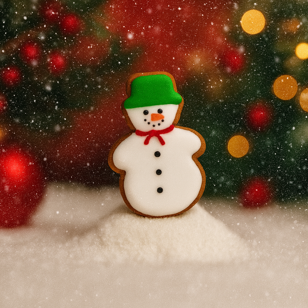 Christmas Snowman Cookie