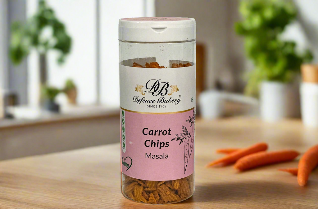 Carrot Chips Masala | Healthy, Crunchy Snack | Trans Fat-Free, GMO-Free, Gluten-Free